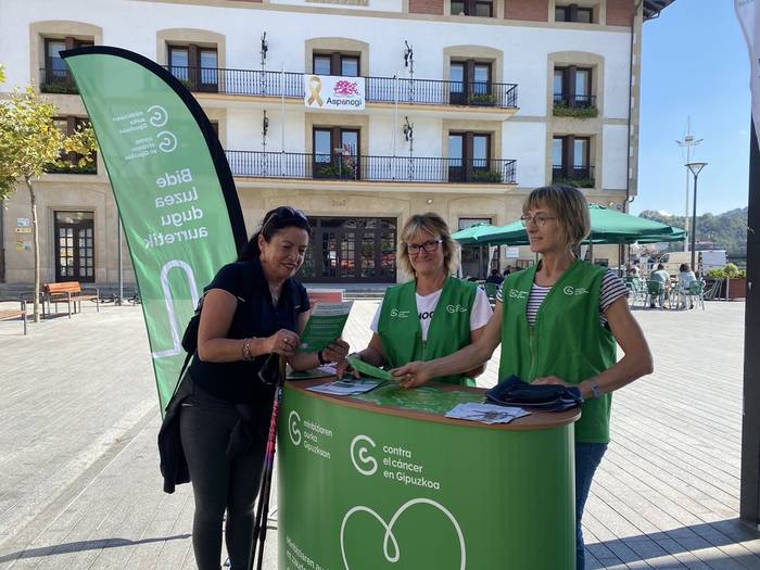 Minbizia dutenei zuzendutako jarduerak, aurki Zarautzen