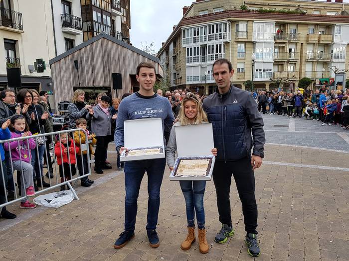 Urteko kirolari onenen sariak jaso dituzte Odriozolak eta Gonzalez-Etxabarrik