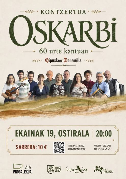 Kontzertua: Oskarbi taldea, 60 urte kantuan