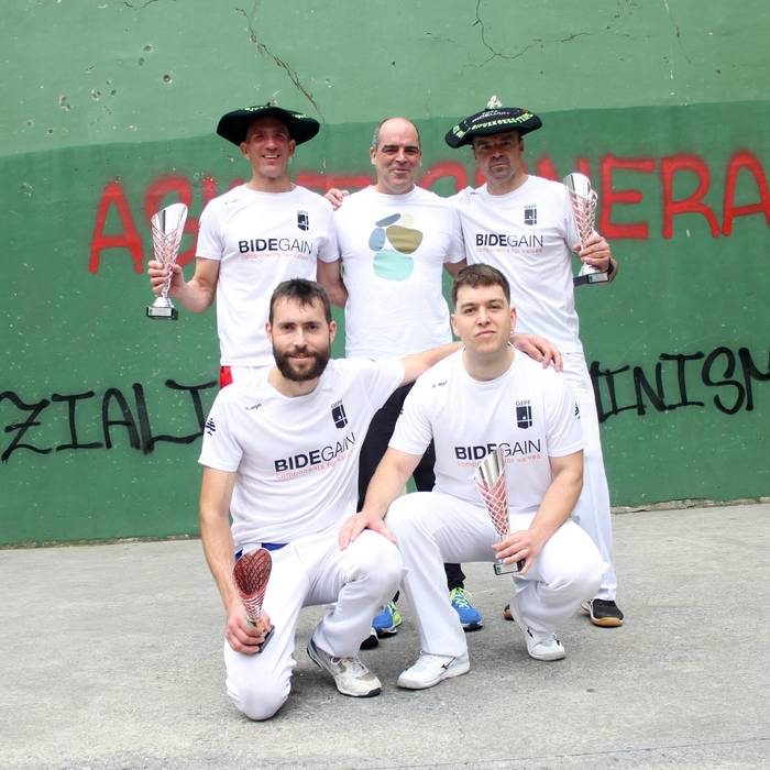 Pilota Goxoko Gipuzkoako Txapelketa irabazi du Iñaki Iparragirrek