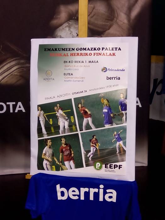 Euskal Herriko Eliteko Emakumeen Gomazko Pala Txapelketako finala