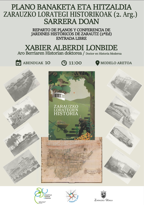 Hitzaldia: 'Zarauzko lotaregi historikoak', Xabier Alberdiren eskutik