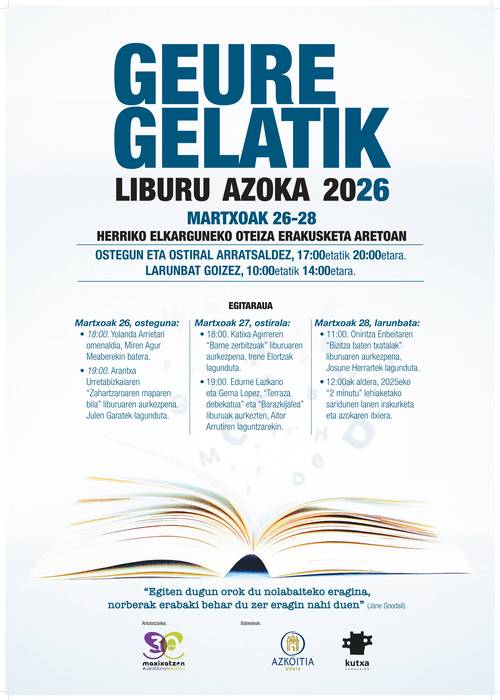 Azoka: Geure Gelatik liburu azoka