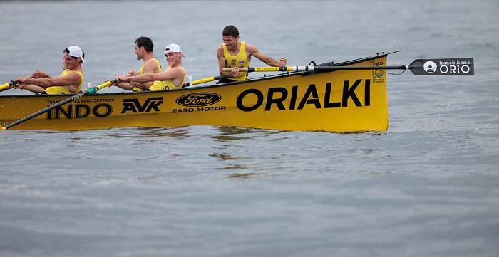 Hirugarren eta laugarren sailkatu dira Orioko traineruak Bilboko uretan