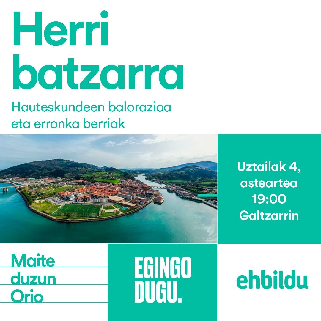Herri Batzarra: hauteskundeen balorazioa eta erronka berriak
