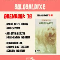 Solasaldia: Juan Luis Zabalaren 'Galdu arte' liburuaz