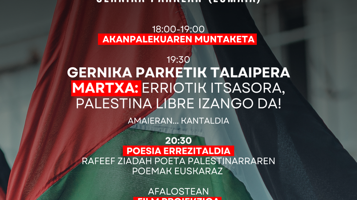 Kanpaldia Nakba egunean