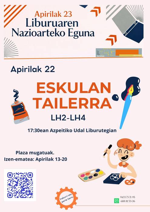 Eskulan tailerra: 'Irakurpuntuak sortuz'