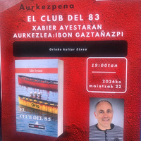 Liburu aurkezpena: 'El club del 83'