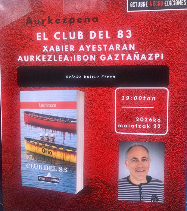 Liburu aurkezpena: 'El club del 83'
