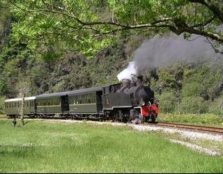 Burdinbidearen Euskal Museoko lurrun trenak Aste Santuan hasiko du denboraldia