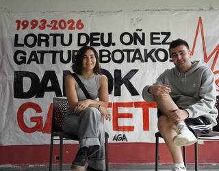 "Gaztetxearen proiektua finkoa da, eta aurrera egingo dugu"