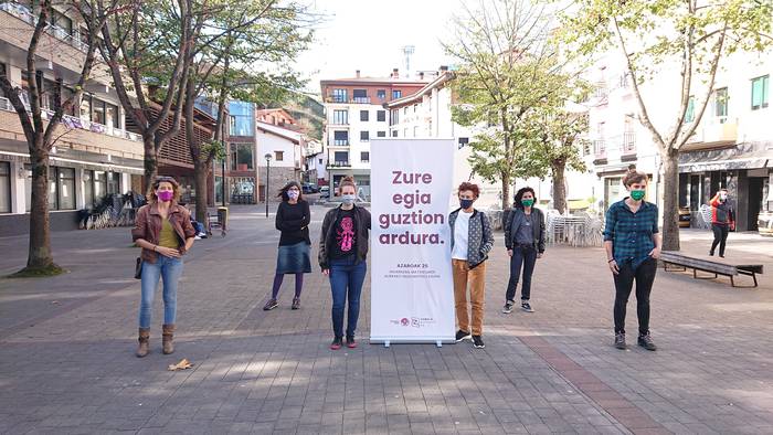 Indarkeria matxista guztion ardura dela gogoraraziko dute datozen egunetan