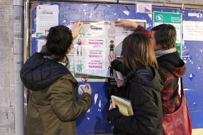 Xaltxa Badago jaialdi feminista antolatu dute bihar arratsalderako Orion