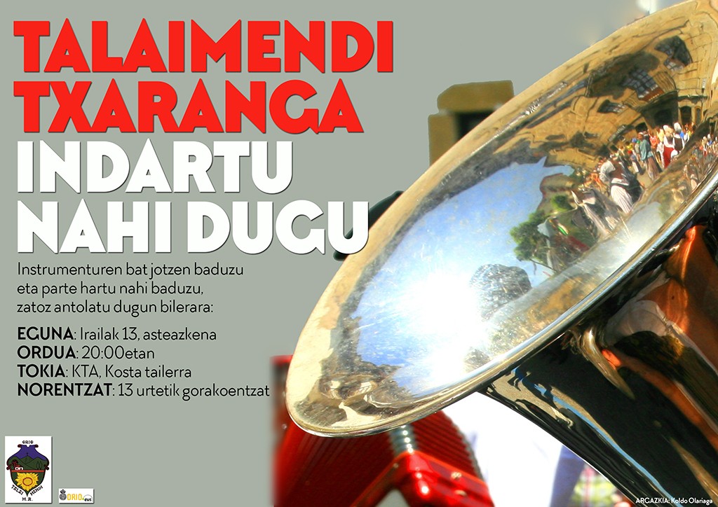 Herriko txaranga indartzeko deia