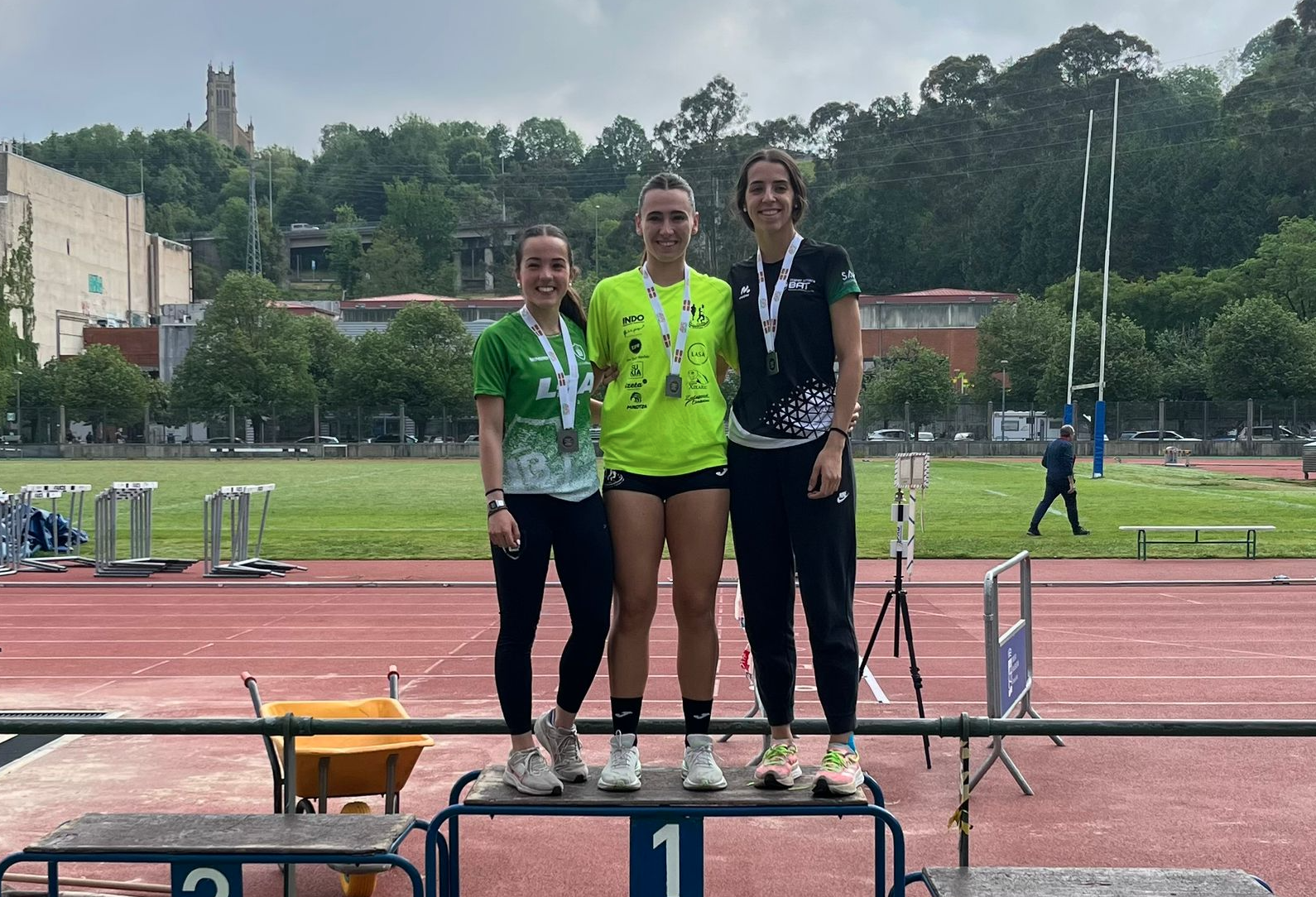 Lucia Parada txapeldun Euskadiko Atletismo Txapelketan