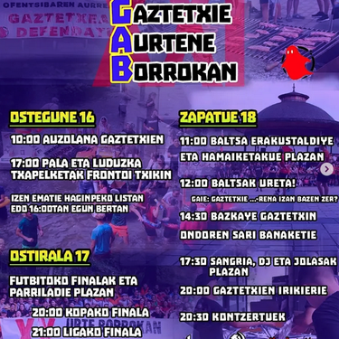 Azpeitiko Gaztetxearen XXI. urtemuga