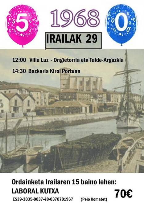 1968an jaiotakoen bazkaria irailaren 29an