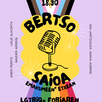 Bertso saioa: 'LGTBIQ+ fobiaren aurka' bertso saioa