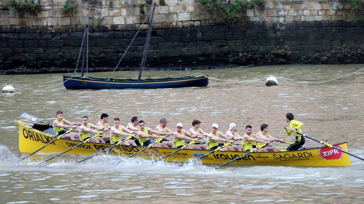 Orio bigarren sailkatu da San Pedroko XVII. Test Estropadan