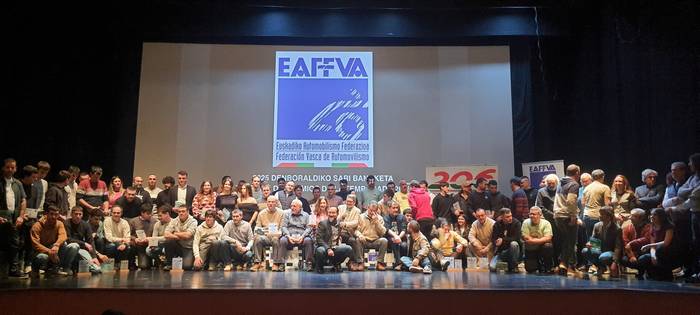 120 sari baino gehiago banatu ditu Euskadiko Automobilismo Federazioak, gaur Azkoitian