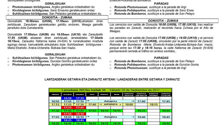 Trafiko aldaketak egingo dira larunbatean I. Euskal Kosta Krosa dela-eta