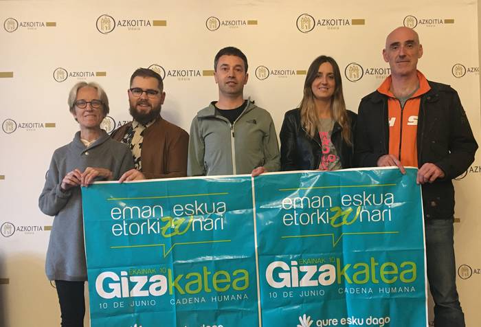 Igandeko giza katera joateko deia egin du Azkoitiko EH Bilduk
