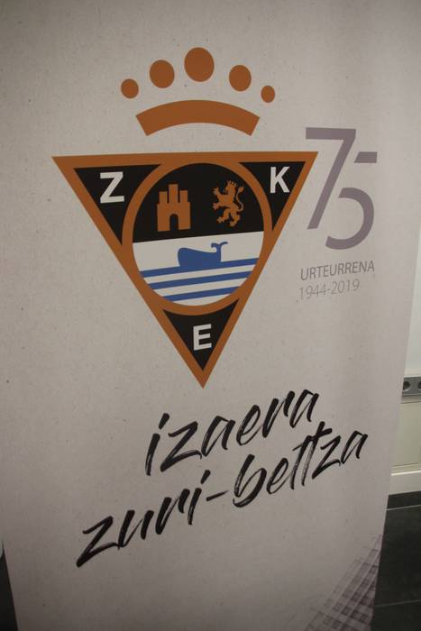 Hona hemen ZKEren 75. urteurreneko logoa