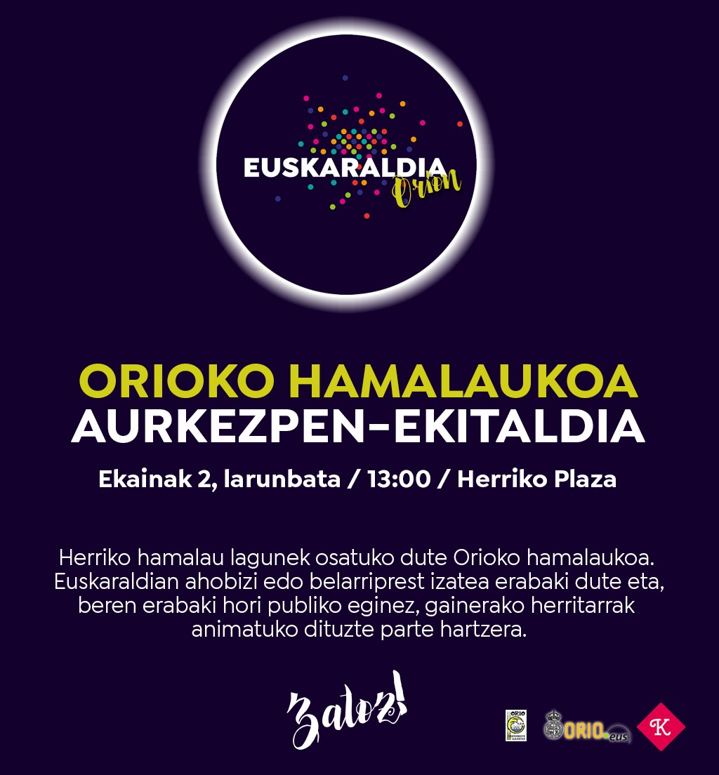 Euskaraldiko Hamalaukoaren aurkezpena
