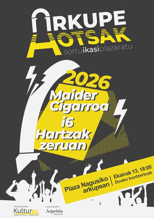 Arkupehotsak: Maider Cigarroa, i6 eta Hartzak Zeruan