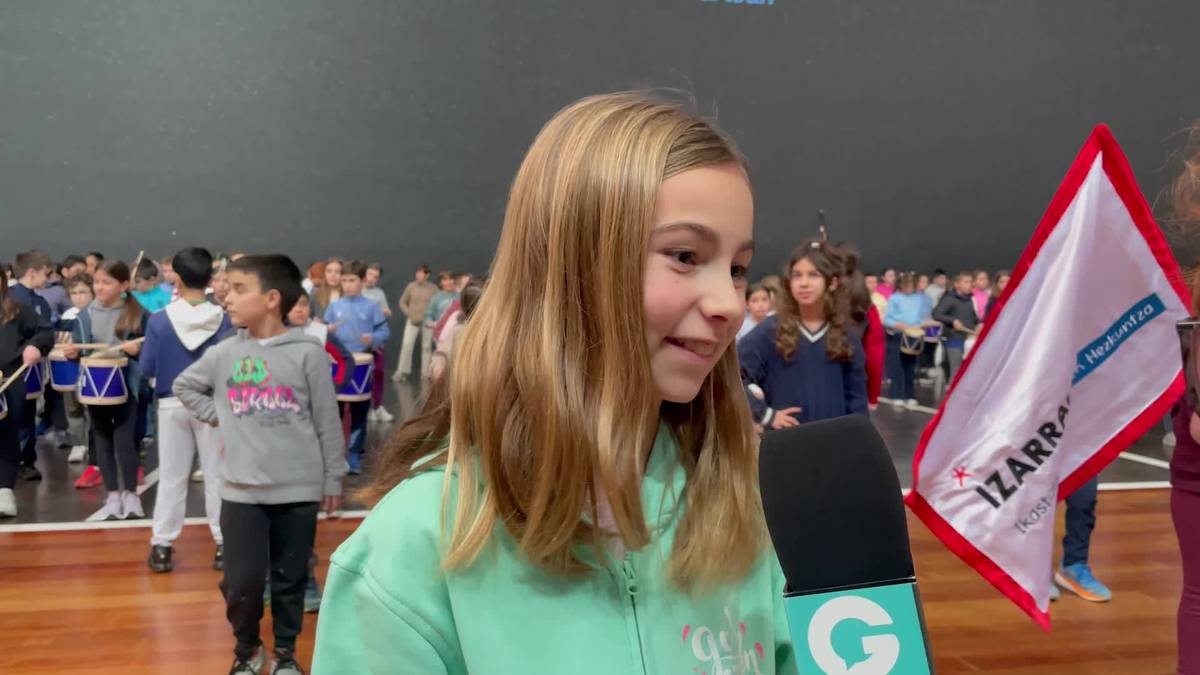 Ilusioz hasi dira umeak danborradarako prestatzen