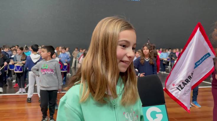 Ilusioz hasi dira umeak danborradarako prestatzen