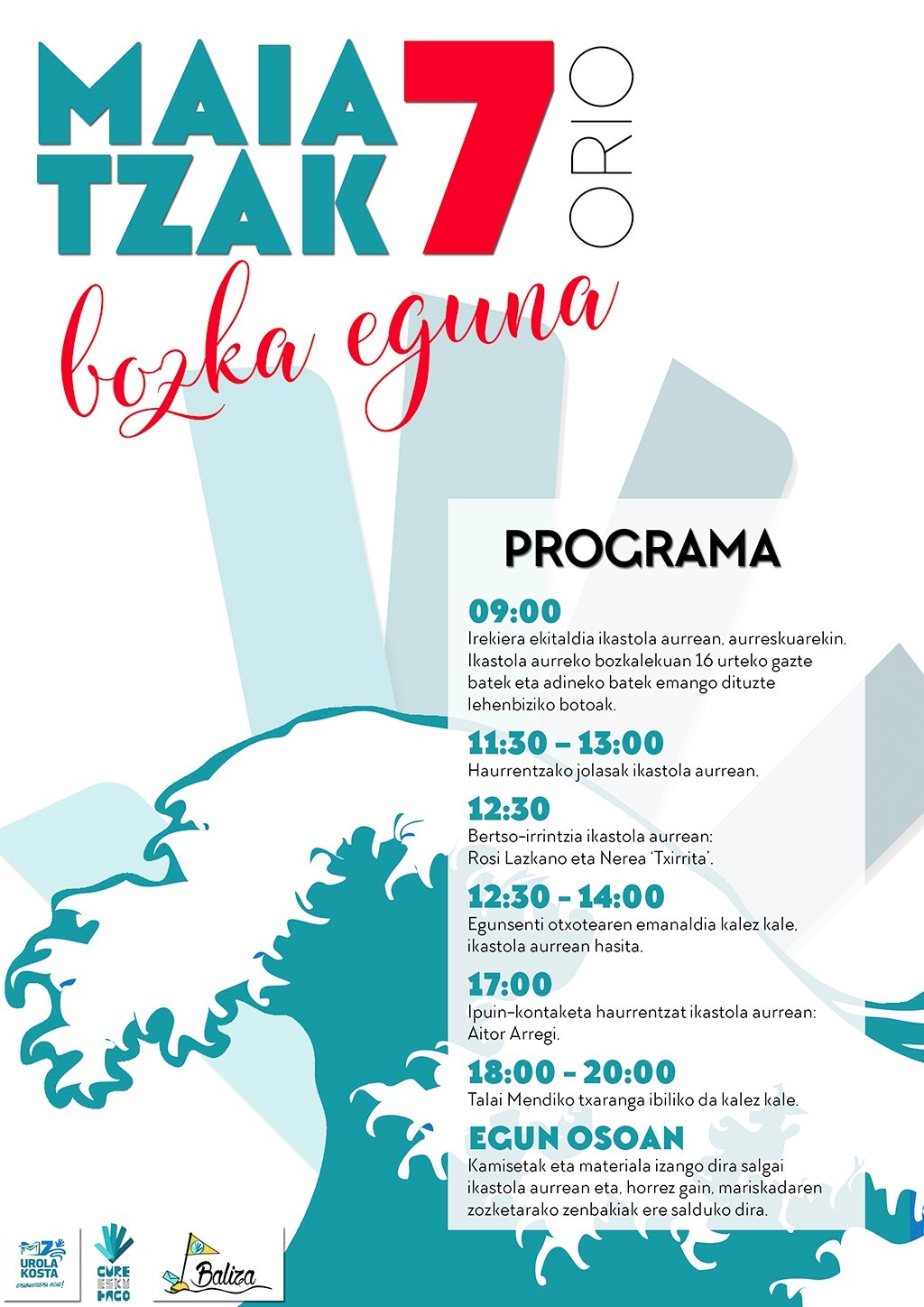 MAIATZAK 7 Orion, BOZKA EGUNA!   'Nahi al duzu izan euskal estatu burujabe bateko herritar?'