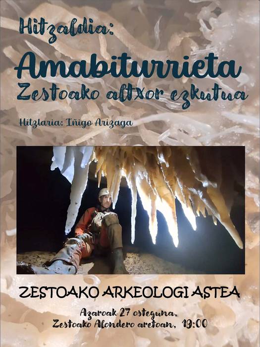 Arkeologia Asteko hitzaldia: 'Amabiturrieta, Zestoako altxor ezkutua'