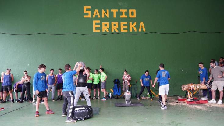 Auzoen arteko herri kirol desafioa, Santio Errekako festak agurtzeko