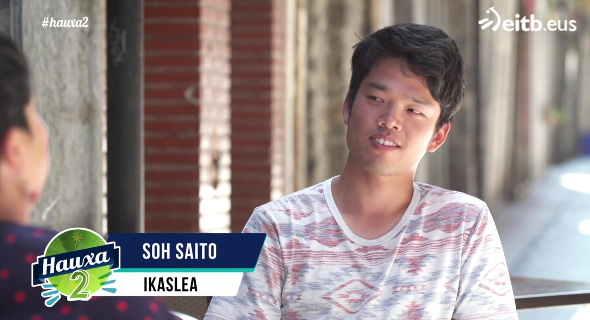 Soh Saito elkarrizketatu dute ETB1eko 'Hauxa Bi' saioan