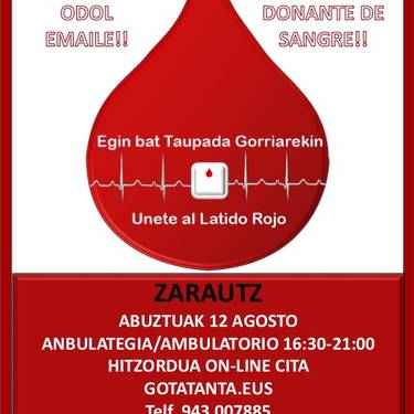 Abuztuko odol ematea