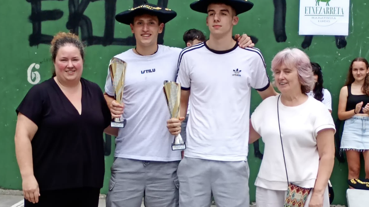 Abantzu pilota elkarteko Xabat Sasiainek irabazi du Donostiako Aste Nagusiko esku pilota txapelketa