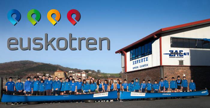 Zarautz Arraun Elkarteak hitzarmena sinatu du Euskotrenekin
