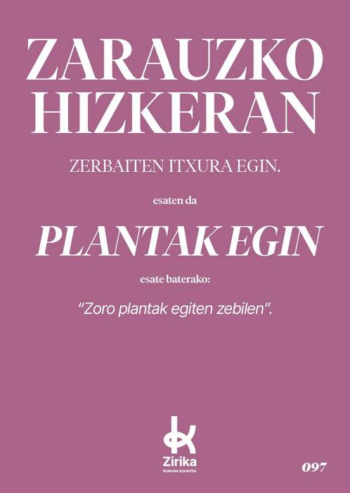 Plantak egin