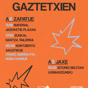 Egun osoko egitaraua Gaztetxean