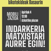 Elkarretaratzea: 'Indarkeria matxistari aurre egin!'