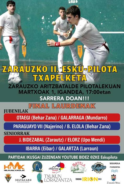 Txapelketa: Zarauzko II. Esku Pilota Txapelketa