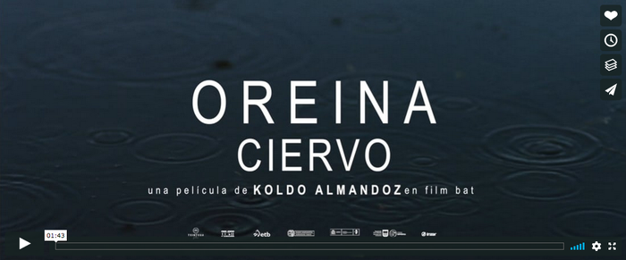 Erika Olaizola eta Iraia Elias, 'Oreina' filmeko aktoreen artean