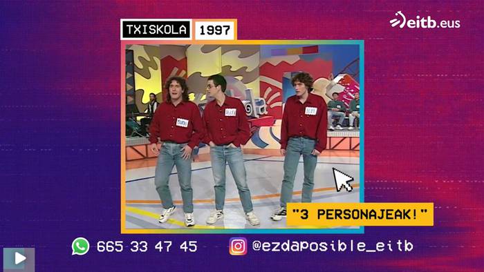 HARA! Mantxi, Lope eta Agoues 'Txiskola' saioan, 1997an