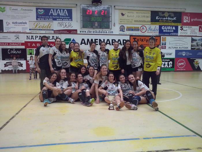 Gran Camping Zarautz Euskadiko txapeldun izan da eta Aiala ZKE txapeldunorde