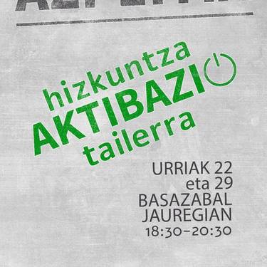Hizkuntza aktibazio tailerra
