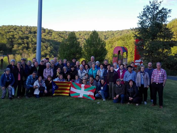 Zubian Katalunian izan dira Montetxio abesbatzakoak