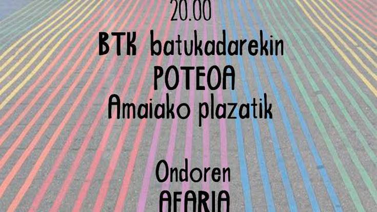 Amalgamak taldeak ekitaldiak egingo ditu bihar, sexu askapenaren nazioarteko egunean