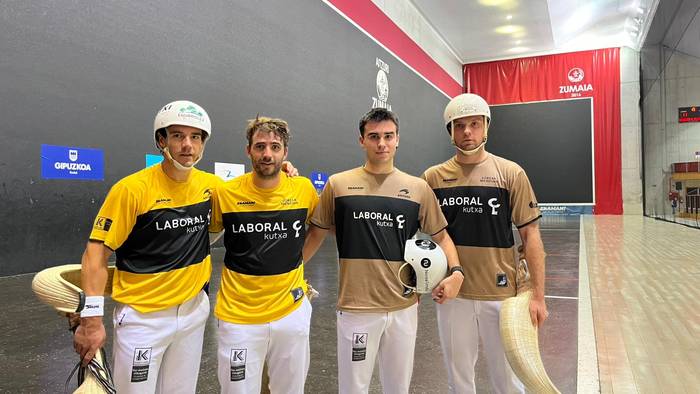 Zumaia Jai Alai Master Serieseko finaletik kanpo gelditu da Unai Uranga